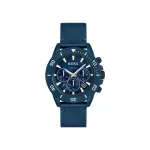Montre chronographe à cadran noir et bracelet en tissu ( OCEAN-BOUND PLASTIC )