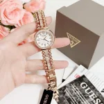 GUESS Ladies Rose Gold Tone Analog Watch – Image 3