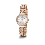 GUESS Ladies Rose Gold Tone Analog Watch