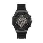 GUESS Silicone Analog Black Dial Men