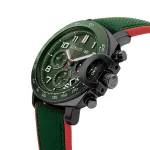 CERRUTI Positano Green Rubber Chronograph – Image 2