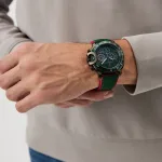 CERRUTI Positano Green Rubber Chronograph – Image 4