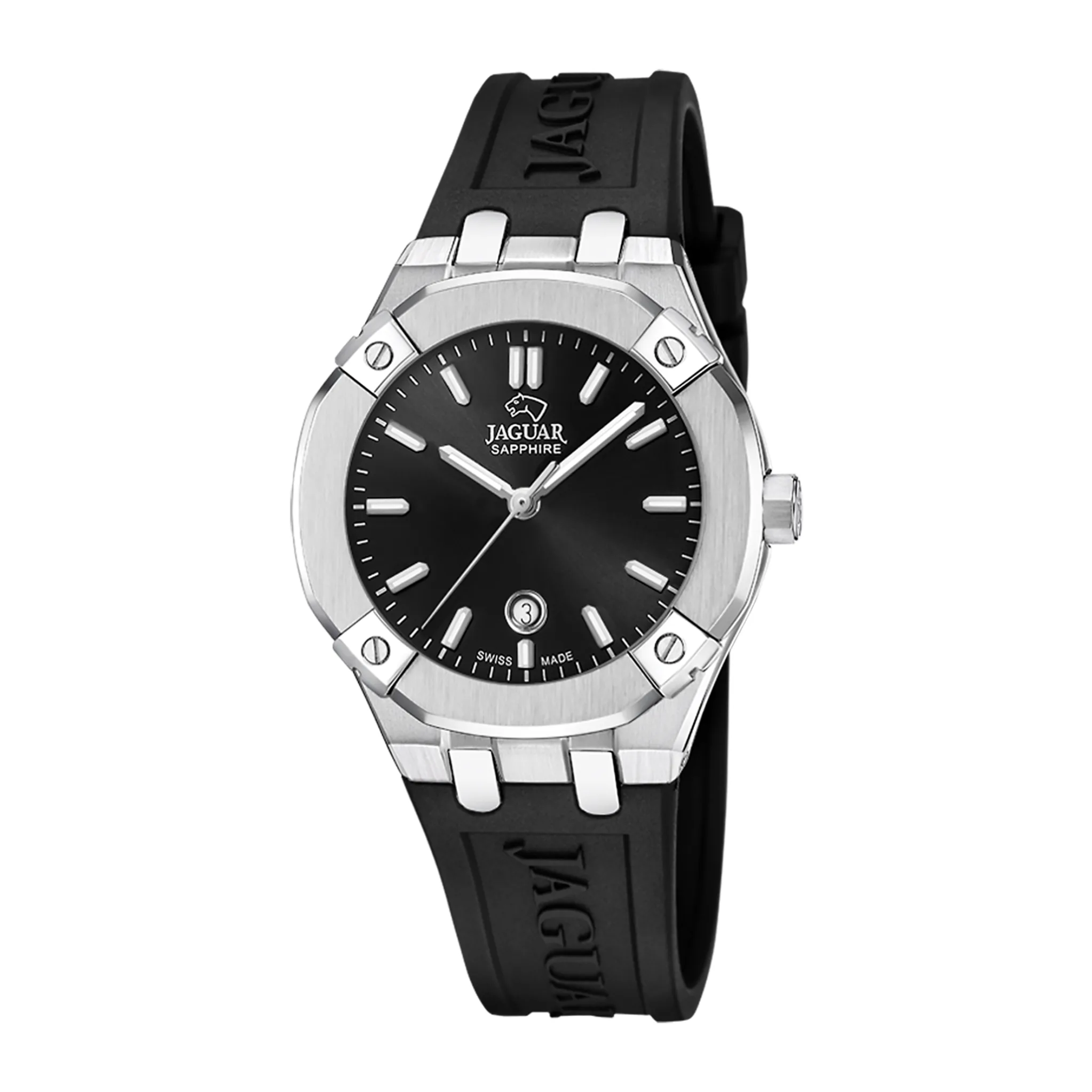 photo-output-2-47 Swiss watch Jaguar Diplomatic for women, black – Image 1